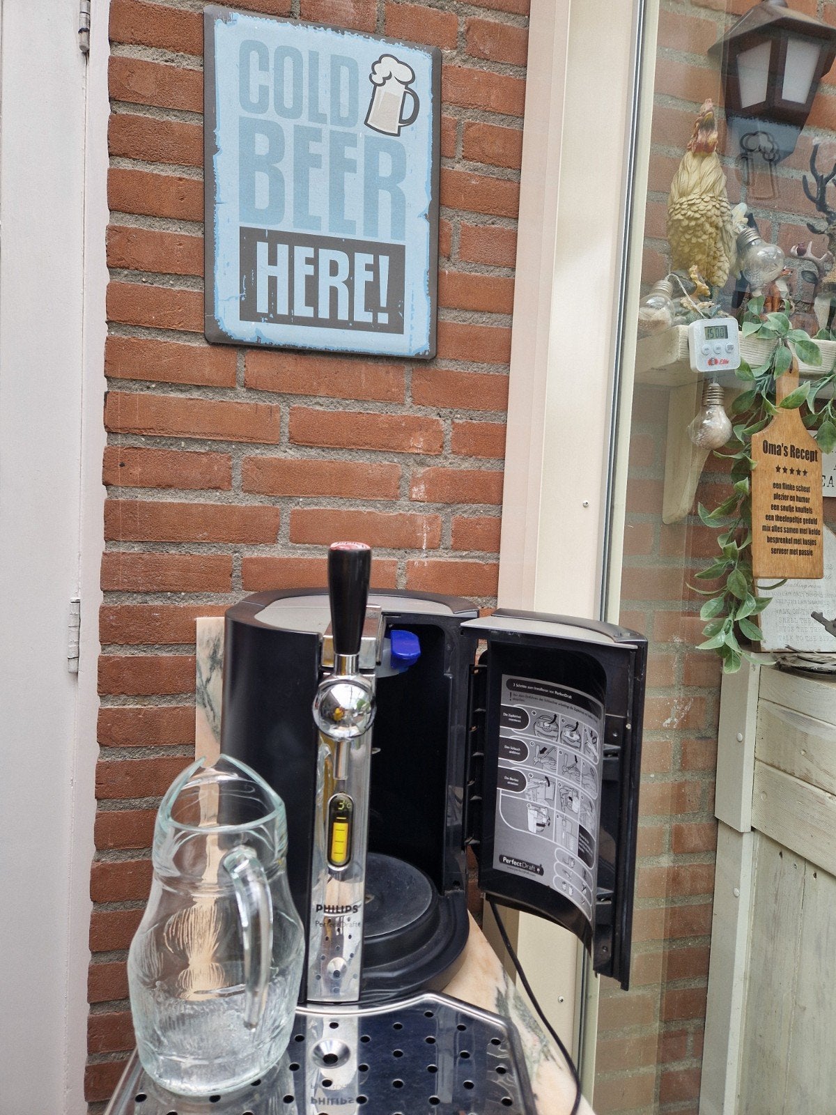 Philips bier tender op flessen pallet, Ophalen, Gebruikt, Feestartikel