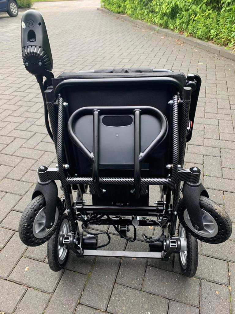 Lichtgewicht aluminium electrische opvouwbare rolstoel, Diversen, Rolstoelen, Ophalen of Verzenden, Inklapbaar, Nieuw, Elektrische rolstoel