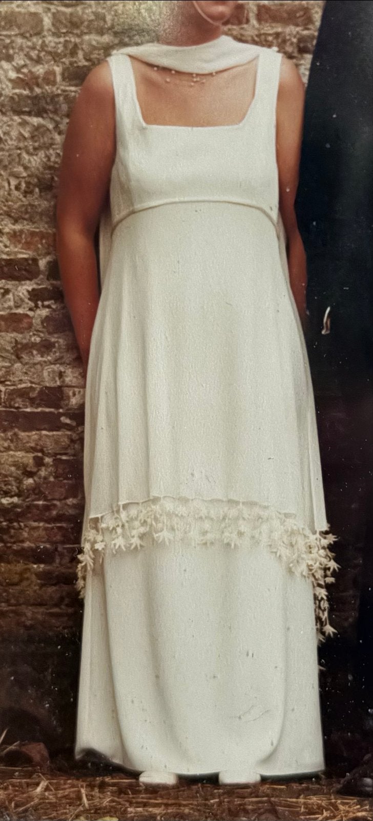 Victoria Jane Trouwjurk en stola - Ronald Joyce, Kleding | Dames, Ophalen of Verzenden, Zo goed als nieuw, Wit, Trouwjurk