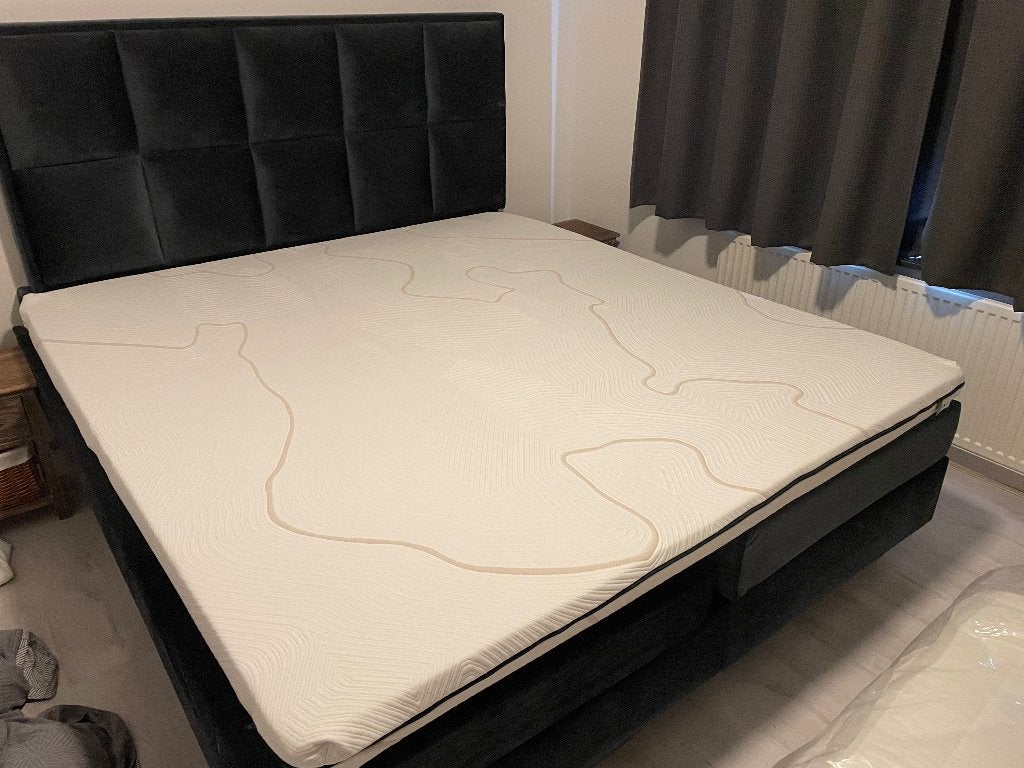 Topdekmatras, Ophalen, Tweepersoons, Zo goed als nieuw, Matras