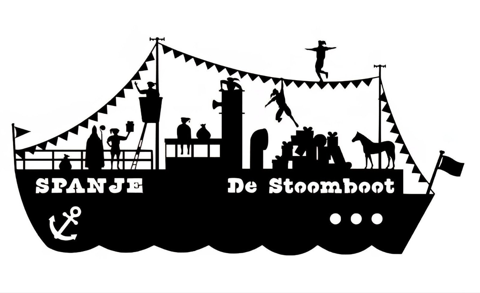 Herbruikbare raamsticker Pakjesboot 12 of De Stoomboot, Ophalen of Verzenden, Nieuw