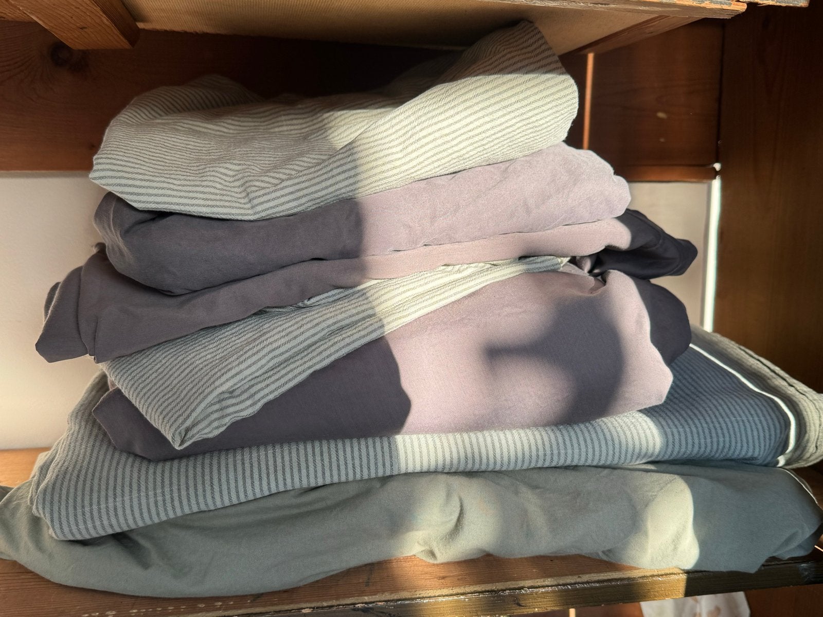 IKEA SOLFIBBLA Dekbedovertrek, 2 kussenslopen & hoeslakens, Ophalen, Gebruikt, Meerkleurig, Beddengoedset