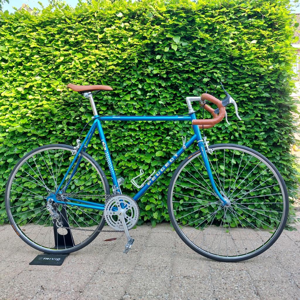 Vintage Peugeot Cours racefiets uit 1980, Fietsen en Brommers, 28 inch, Gebruikt, 57 tot 61 cm, Ophalen