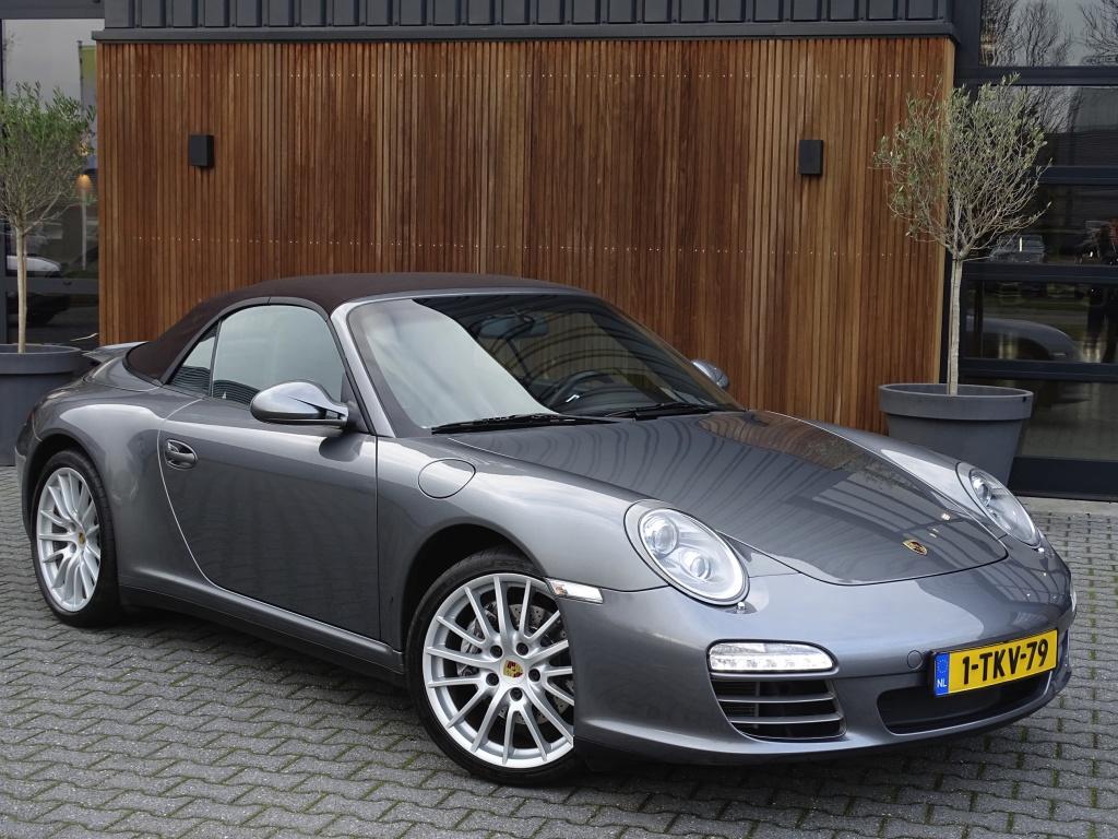 Porsche 911 Cabrio 3.6 Carrera 4 346PK PDK / PCM / LED, Auto's, Porsche, Automaat, Euro 5, Gebruikt, 4 stoelen