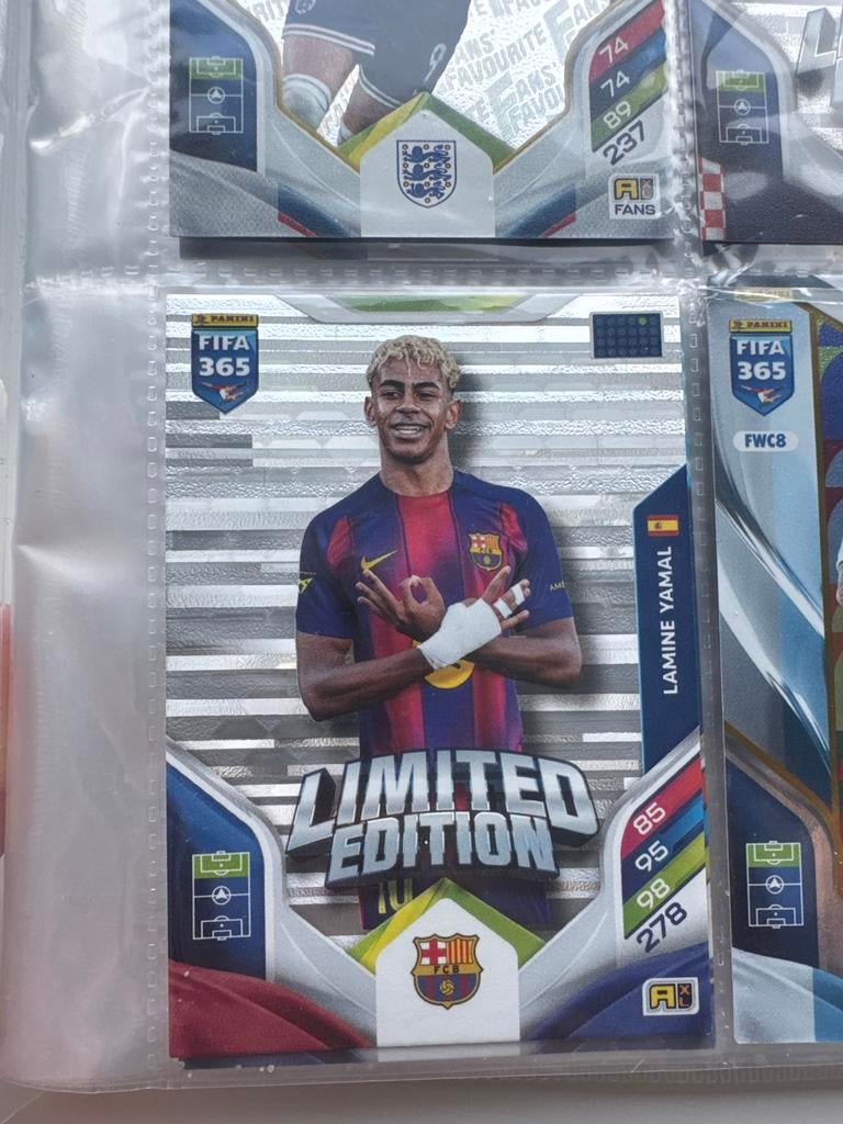 Limited Edition Lamine Yamal fifa 365, Hobby en Vrije tijd, Stickers en Plaatjes, Ophalen of Verzenden, Nieuw, Plaatje