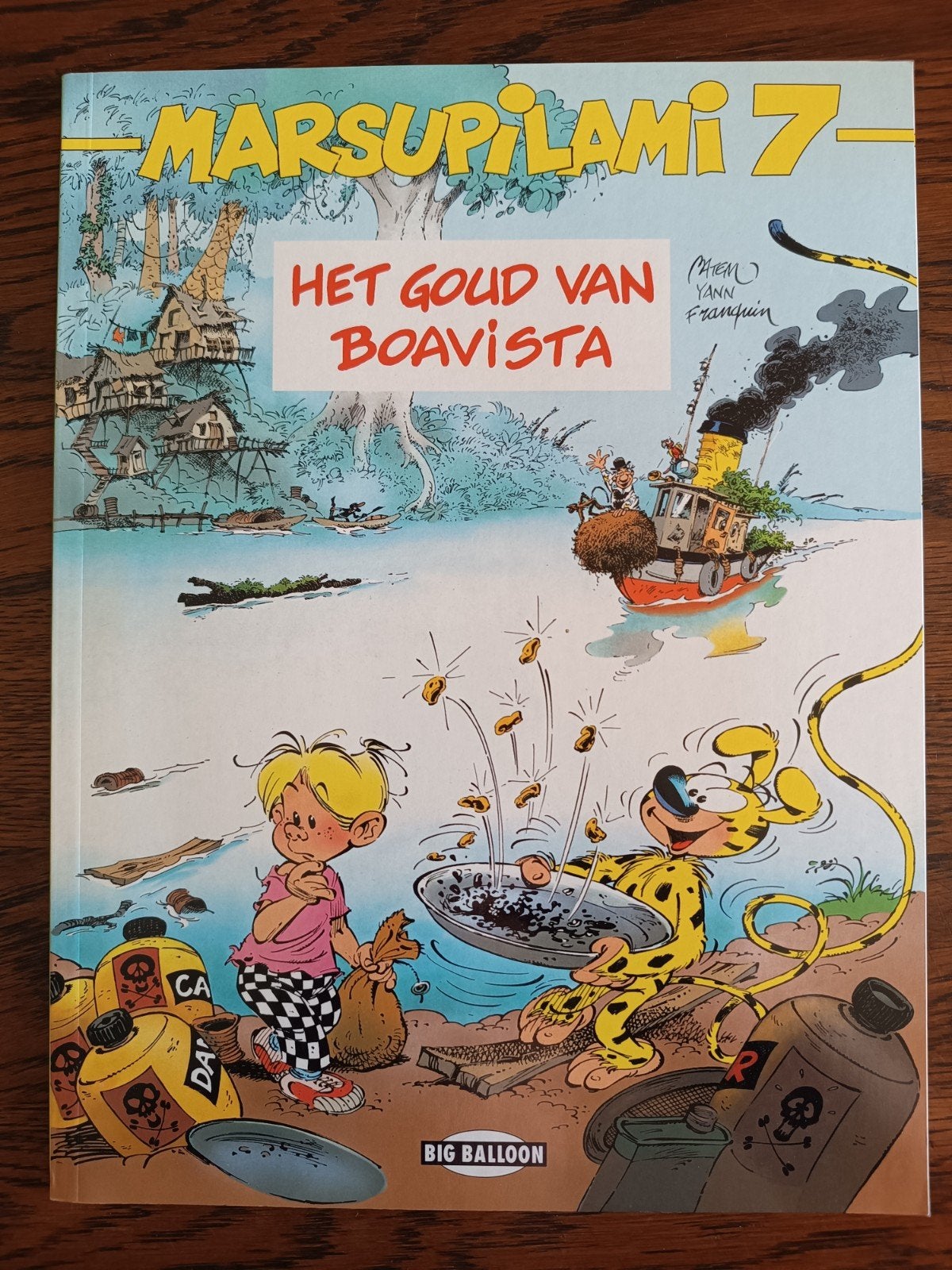 Marsupilami 7 - Het Goud van Boavista - Franquin, Boeken, Eén stripboek, Ophalen of Verzenden, Zo goed als nieuw, Franquin