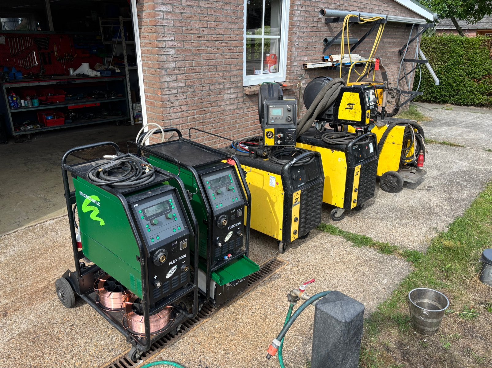Co/2 lasapparaat esap en migatronic, Ophalen of Verzenden, Zo goed als nieuw, 250 ampère of meer, Co2