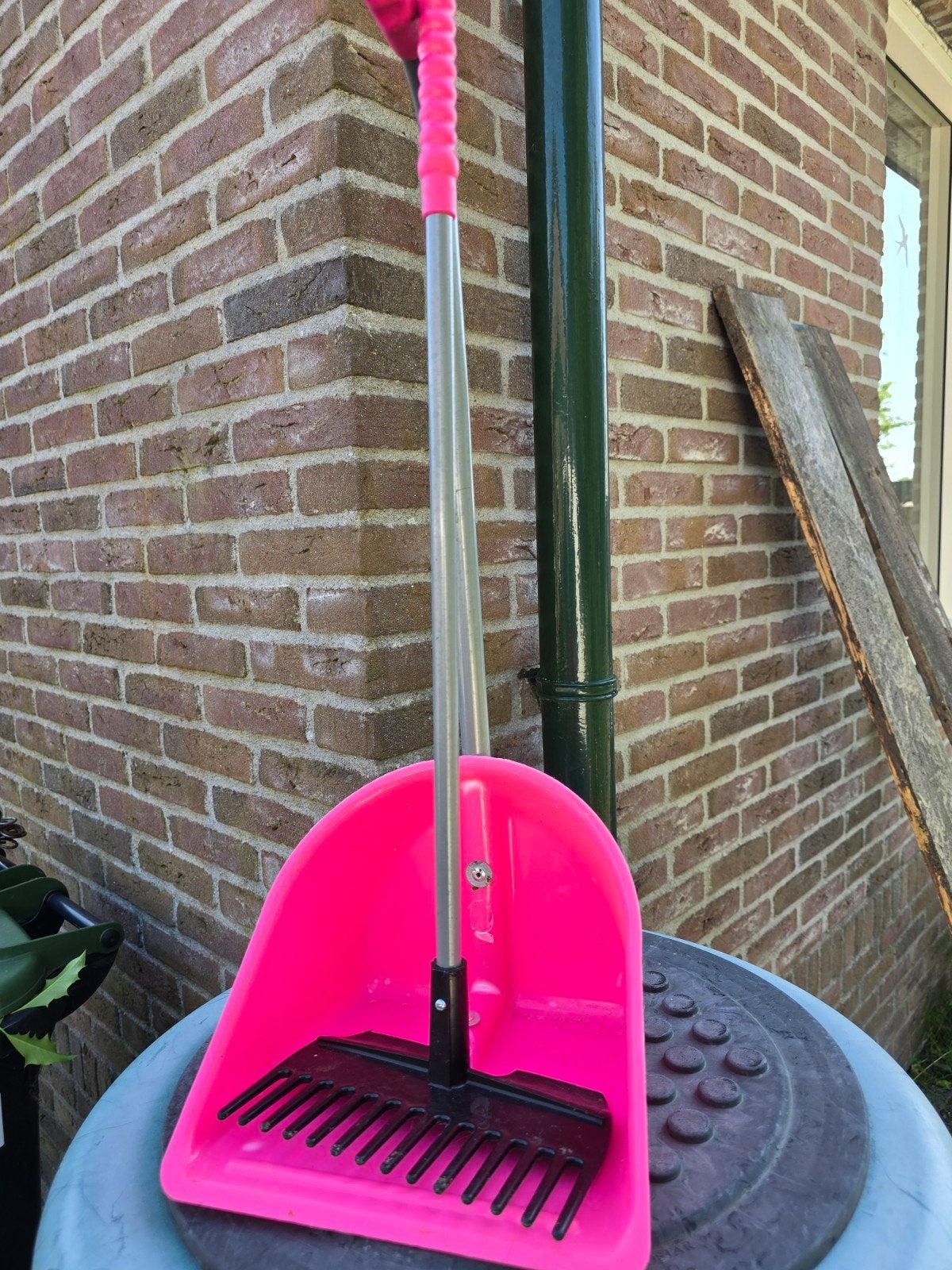 Roze kindermestboy- niet gebruikt, Tuin en Terras, Ophalen, Nieuw, Hark