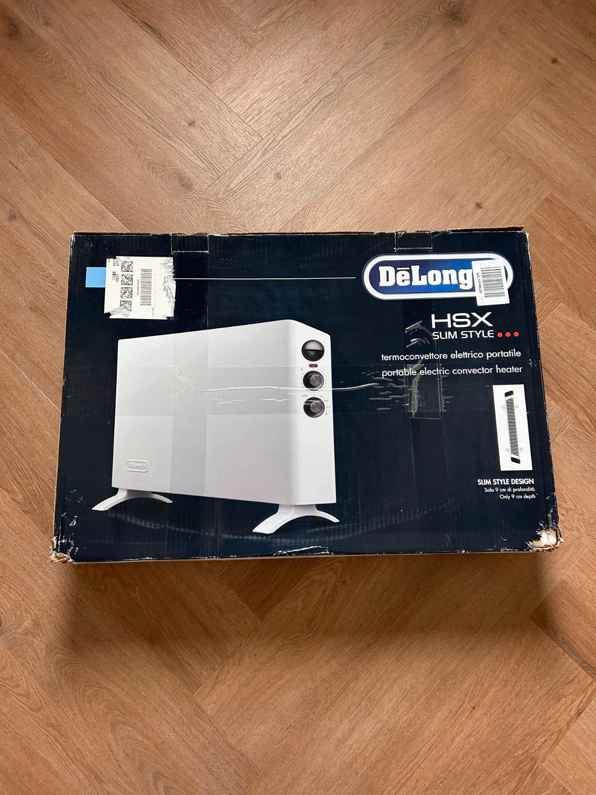 DeLonghi HSX 2320 Convector Kachel - Slim Style, Huis en Inrichting, Kachels, Ophalen, Overige soorten, Elektrisch, Zo goed als nieuw
