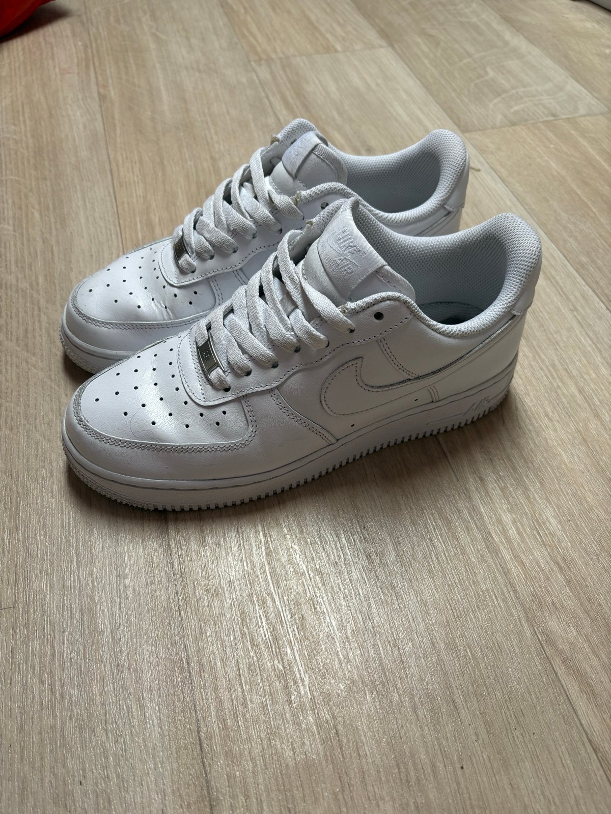 Nike Air Force 1 Low Witte Sneakers Maat 40, Ophalen of Verzenden, Zo goed als nieuw, Wit, Sneakers of Gympen