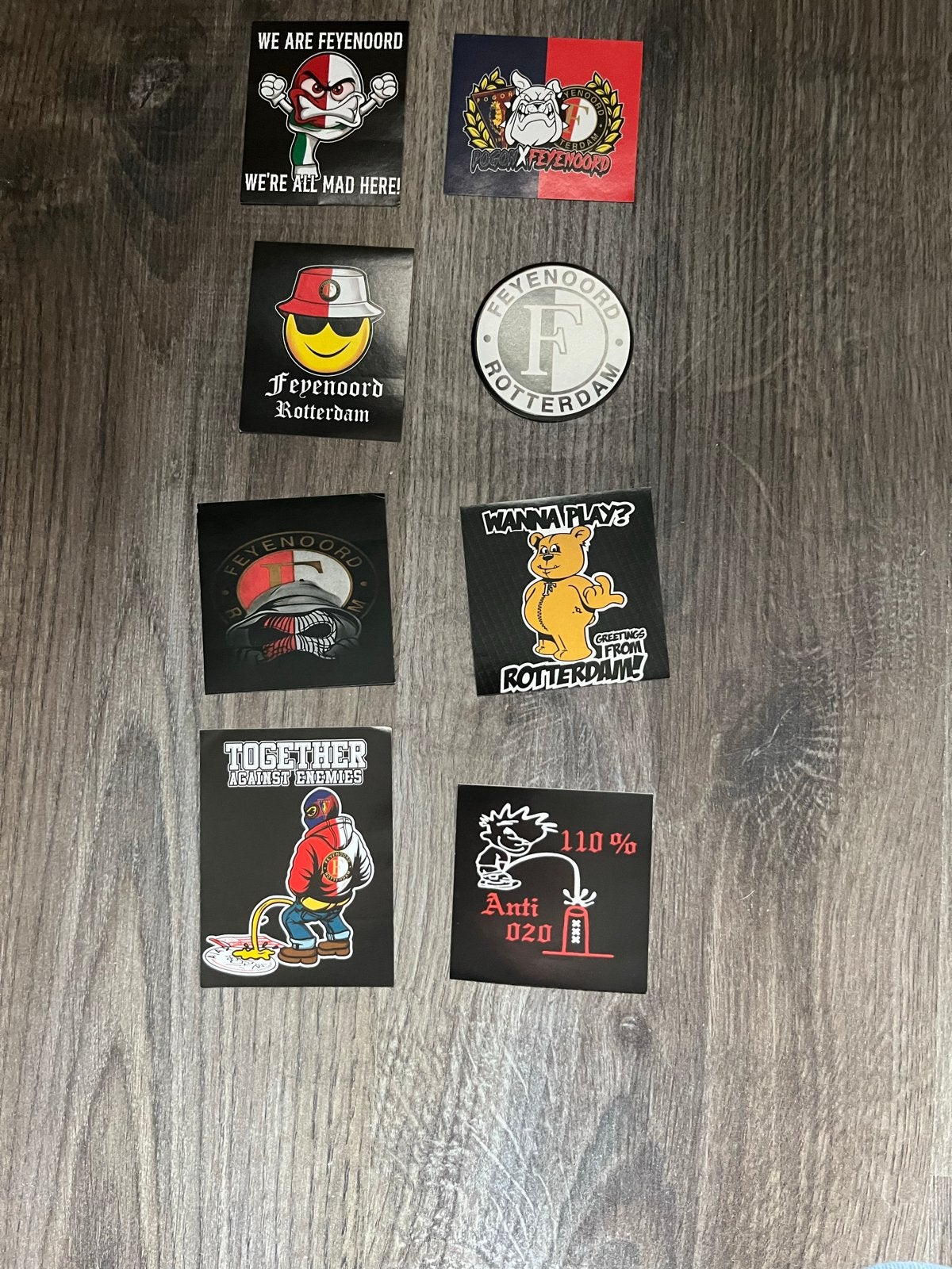 Feyenoord Stickers - Diverse Ontwerpen, Verzamelen, Stickers, Nieuw, Sport, Ophalen of Verzenden