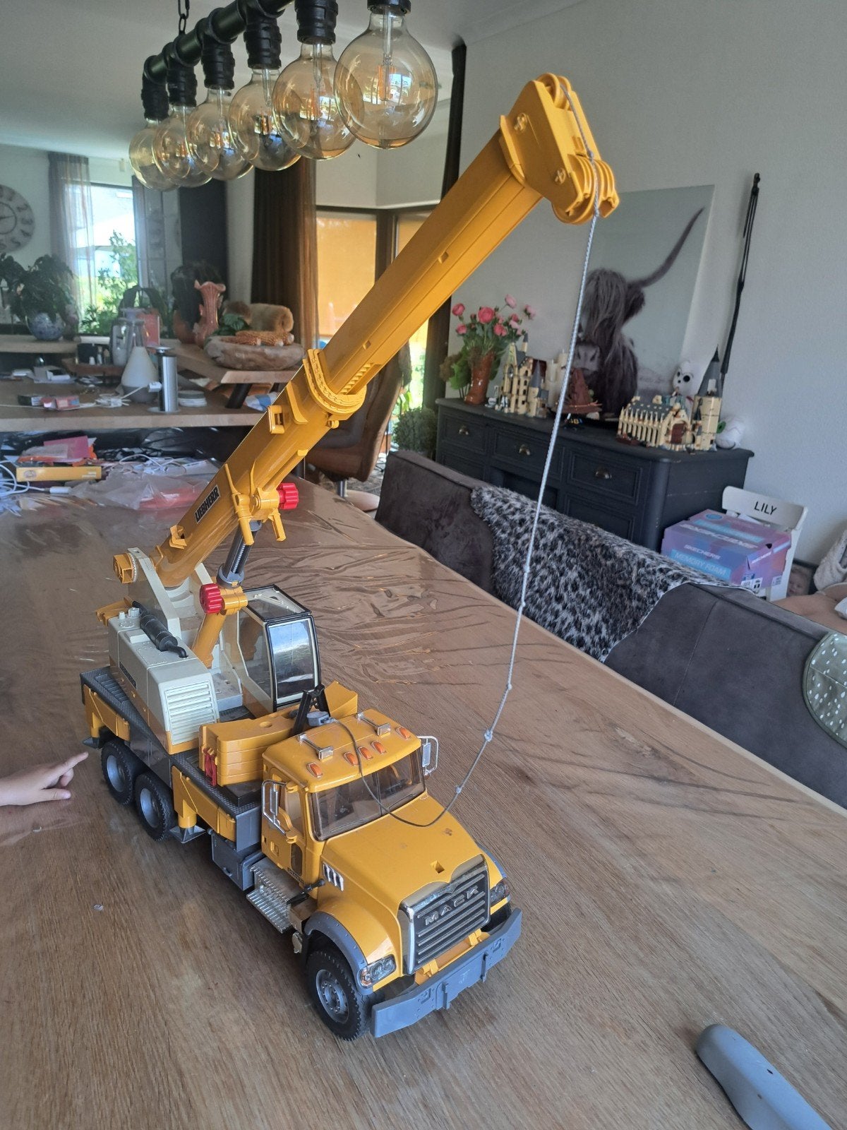 Playmobil Liebherr Mack Kraanwagen, Ophalen of Verzenden, Gebruikt