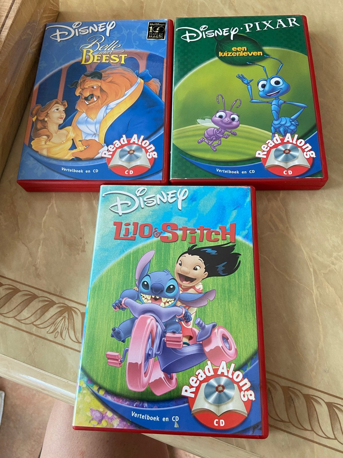 Disney Read Along CD's: Lilo & Stitch, Belle & Het Beest, Ee, Cd's en Dvd's, Gebruikt, Ophalen of Verzenden, 3 tot 5 jaar, Album