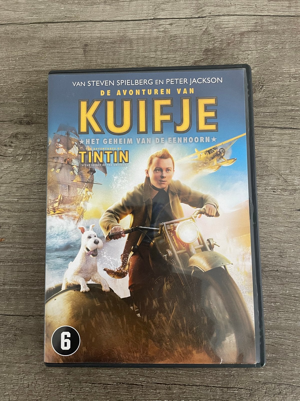 De Avonturen van Kuifje: Het Geheim van de Eenhoorn DVD, Europees, Animatie, Nederlands, Vanaf 6 jaar