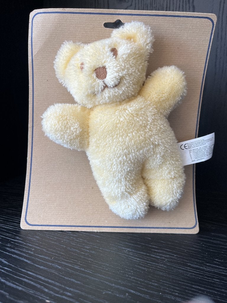Nicotoy teddybeer op originele kaart - Nieuw, Overige karakters, Beer, Nieuw, Ophalen of Verzenden