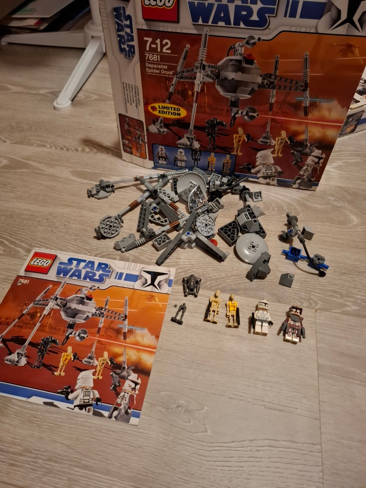 Lego Star Wars 7681 Separatist Spider Droid, Inclusief instructies, Star Wars, Lego, Ophalen of Verzenden