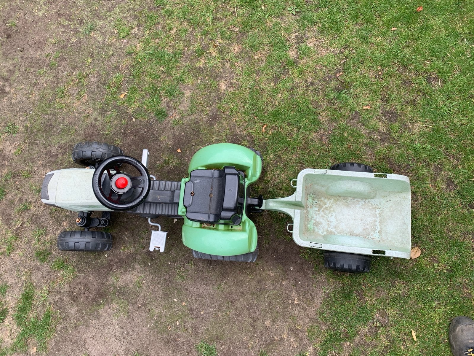 Traptractor met kar - gebruikt maar nog steeds goed, Ophalen, Zo goed als nieuw, Trapvoertuig