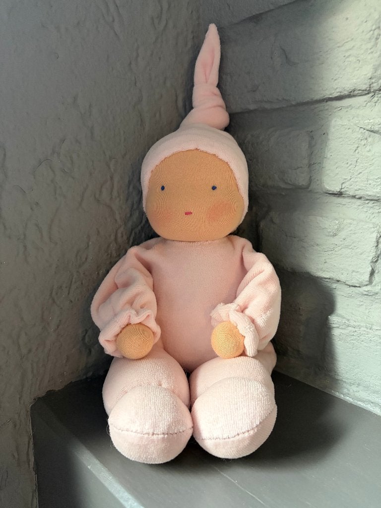 Zonnekind Knuffelpop 4 / 30cm / Antroposofische pop, Verzenden, Nieuw, Overige typen