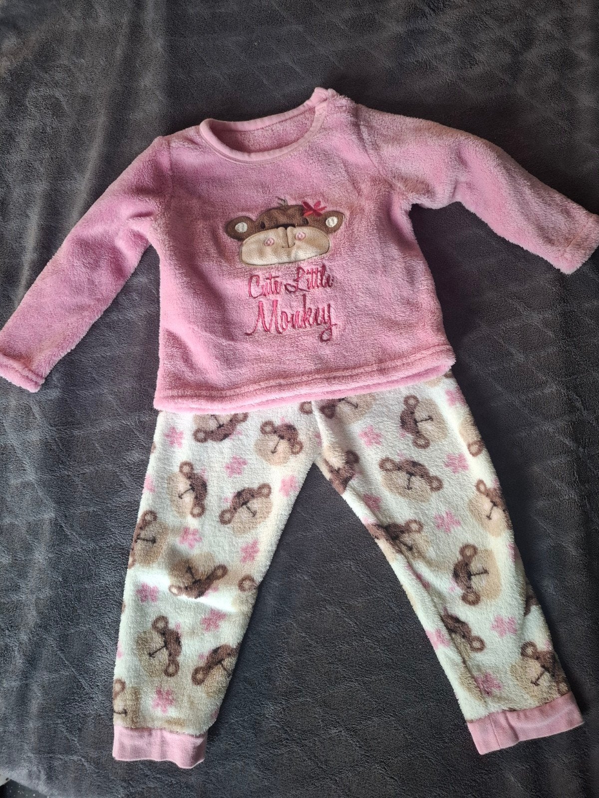 Schattige roze pyjama met aapjesprint - Early Days, Early Days, Ophalen of Verzenden, Gedragen, Maat 34 (XS) of kleiner