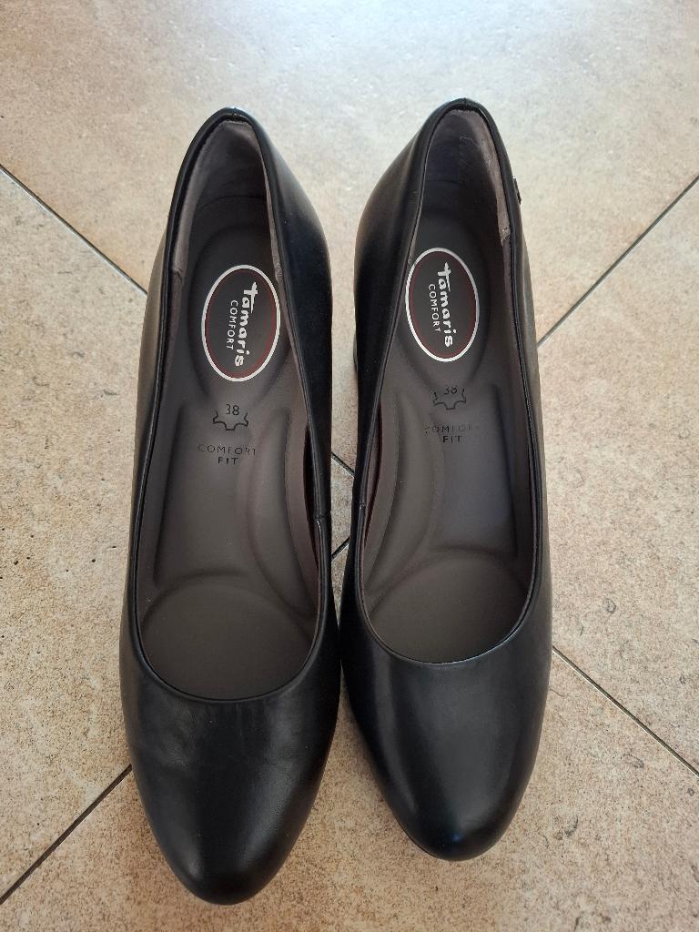 Hakschoen Tamaris zwart, Tamaris, Pumps, Zwart, Ophalen of Verzenden