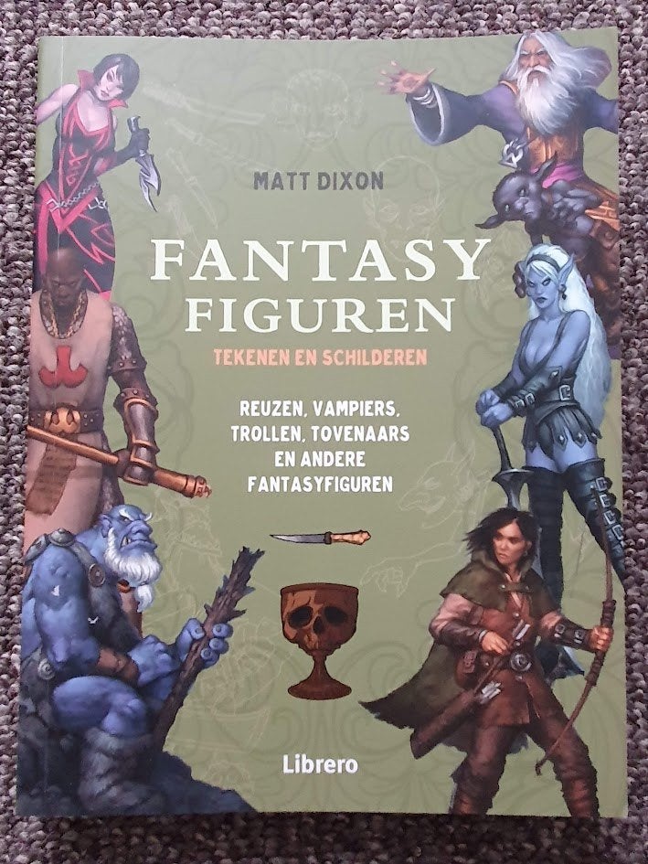 Fantasy Figuren tekenen en schilderen – Matt Dixon, Ophalen of Verzenden, Schilder- en Tekenkunst, Matt Dixon, Zo goed als nieuw