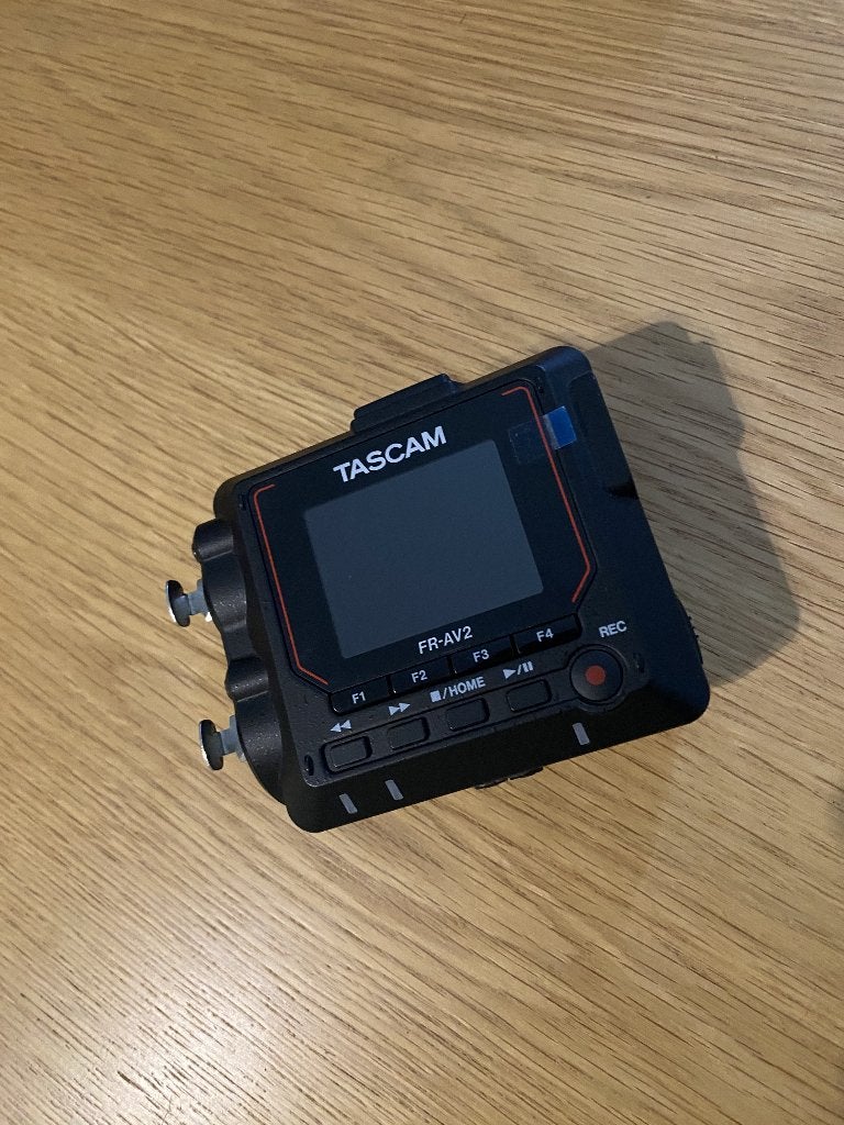 Tascam FR-AV2 32-bit float recorder, als nieuw, Ophalen of Verzenden, Zo goed als nieuw, Audio