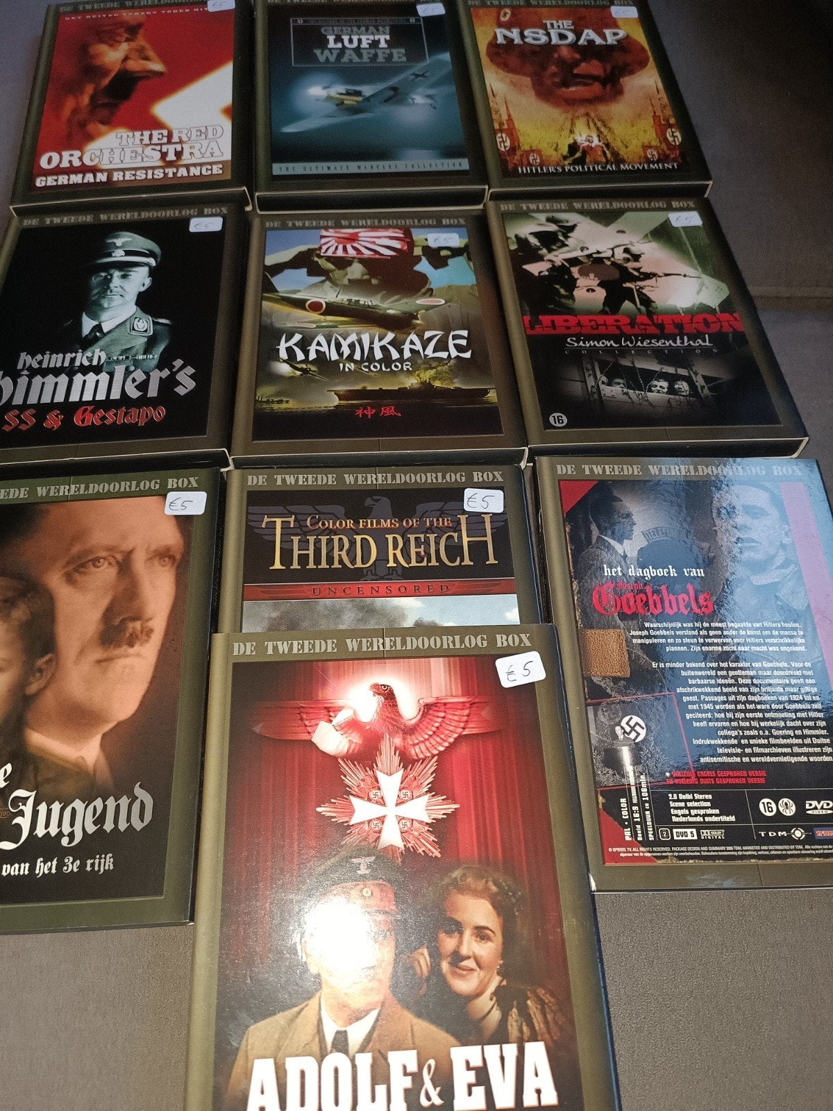 De tweede wereldoorlog - 10 dvd set, Cd's en Dvd's, Dvd's | Documentaire en Educatief, Vanaf 12 jaar, Ophalen of Verzenden, Zo goed als nieuw
