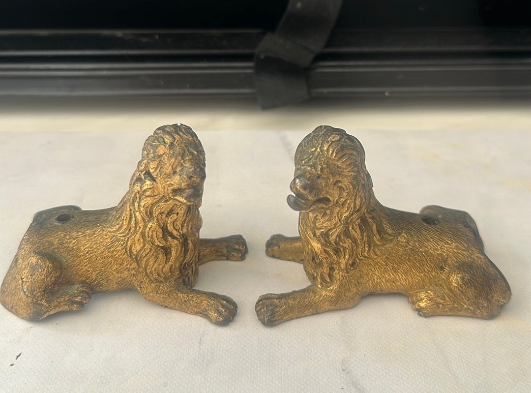 Louis XIV 2 ornamenten epoque  - getaxeerd, Ophalen of Verzenden, Brons