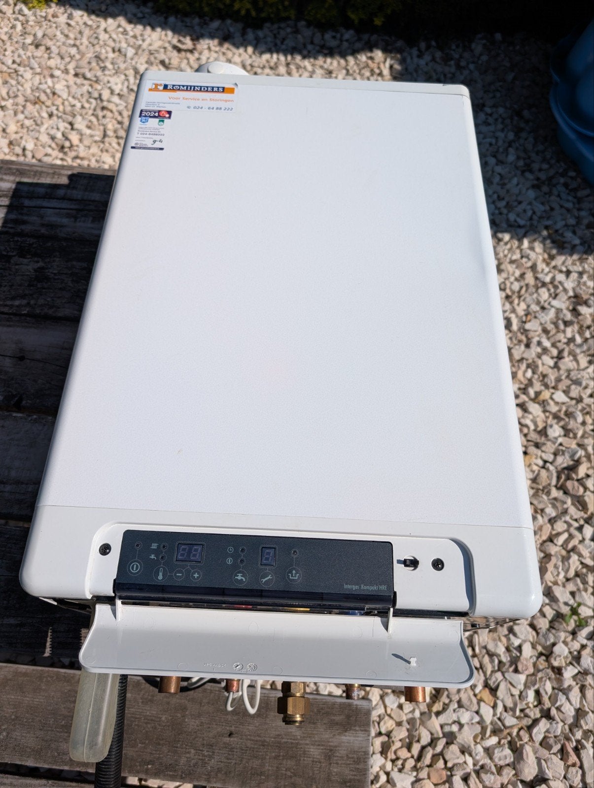 intergas hre ketel, Ophalen, 30 tot 80 cm, Gebruikt, Cv-ketel of Combi-ketel