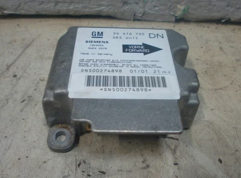 COMPUTER AIRBAG Opel Astra G (F07) (24-416-705-dn), Bahnhofsplatz 65423 Rüsselsheim am Main, DE, Gebruikt, Opel, Opel Automobile GmbH
