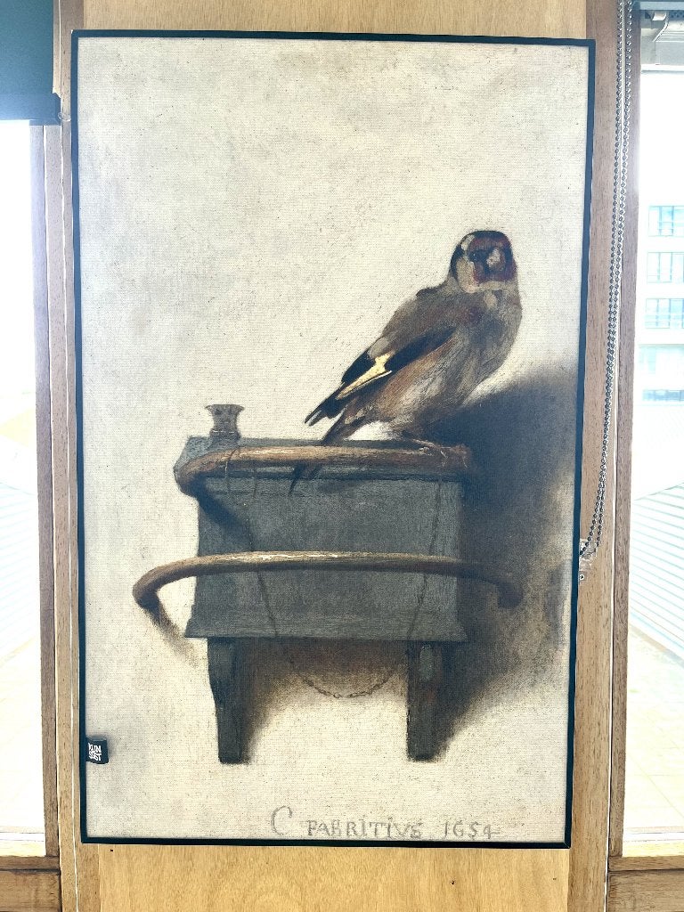 akoestisch paneel 'het Puttertje', Huis en Inrichting, Woonaccessoires | Wanddecoraties, 80 cm, Meerkleurig, Textiel, Ophalen of Verzenden