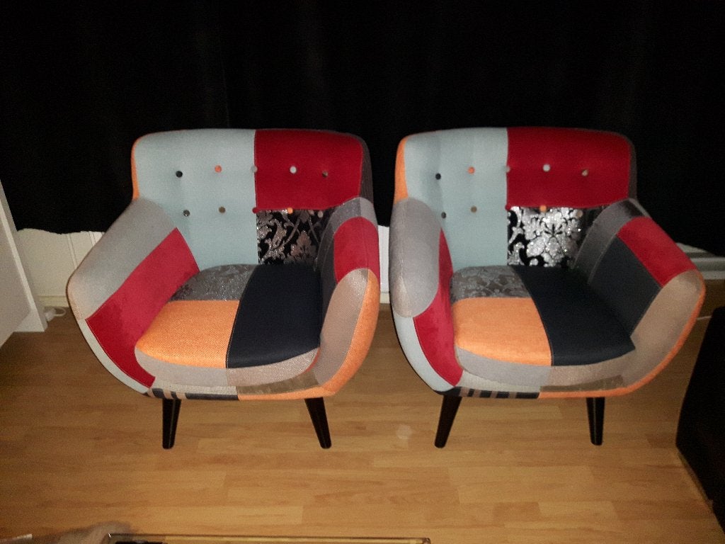 2x Fauteuil 'Maarn', Ophalen, 75 tot 100 cm, Zo goed als nieuw, Stof