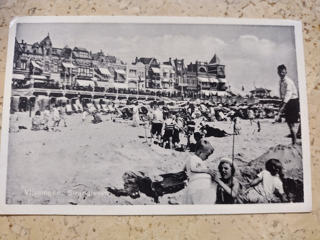 Ansicht Vlissingen 1936, Ophalen of Verzenden, 1920 tot 1940, Gelopen, Zeeland