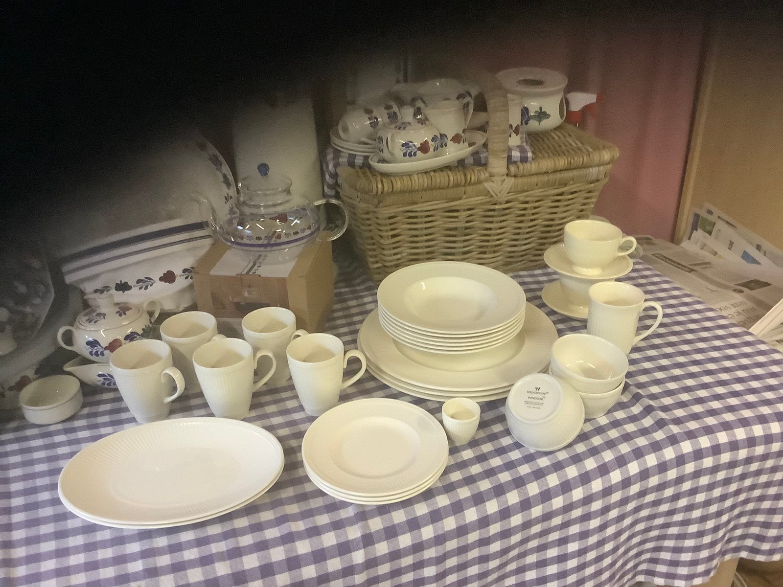 Wedgwood servies windsor en edme, Overige typen, Ophalen of Verzenden, Zo goed als nieuw, Overige stijlen