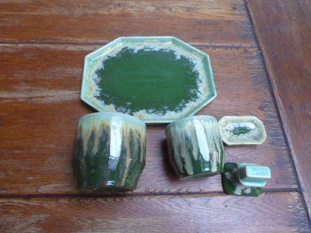 Art deco keramiek rookstel, Thulin, Antiek en Kunst, Ophalen of Verzenden