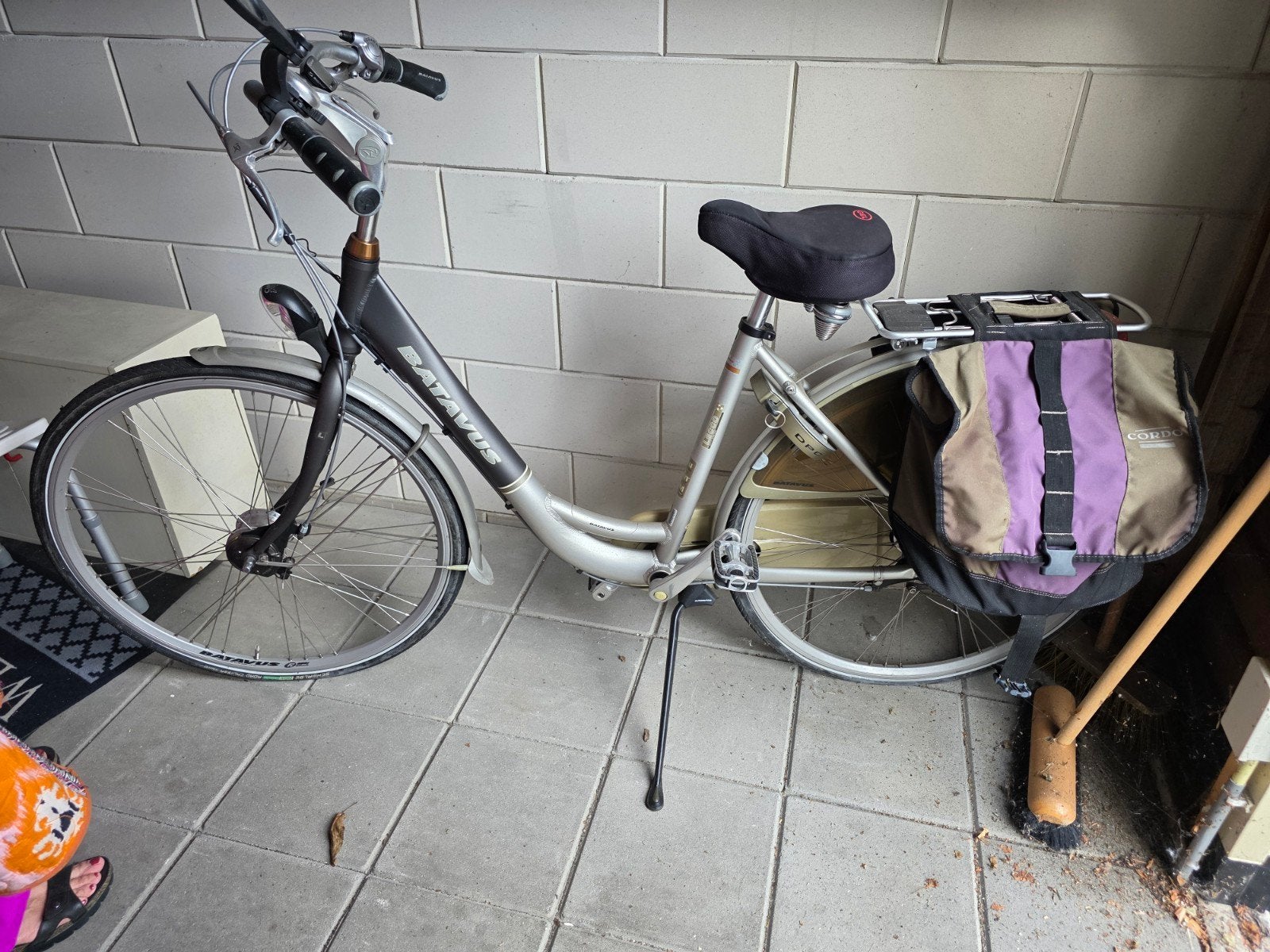 Batavus fiets met lage instap, zo goed als nieuw!, Ophalen, Velgrem, Batavus, Zo goed als nieuw