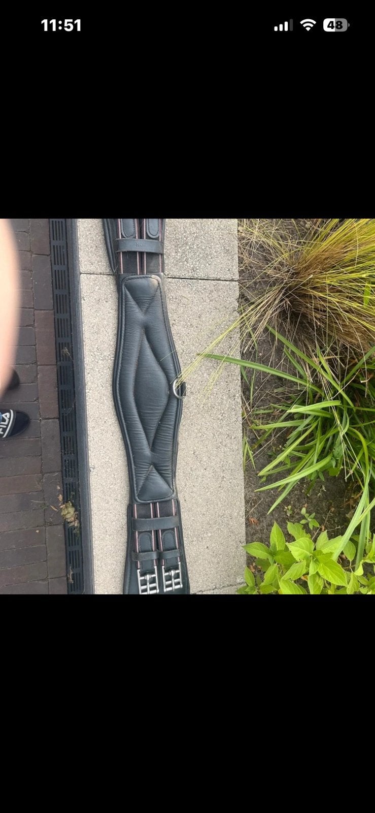 Anatomische dressuur singel, Dieren en Toebehoren, Nieuw, Ophalen of Verzenden, Zwart, Singel