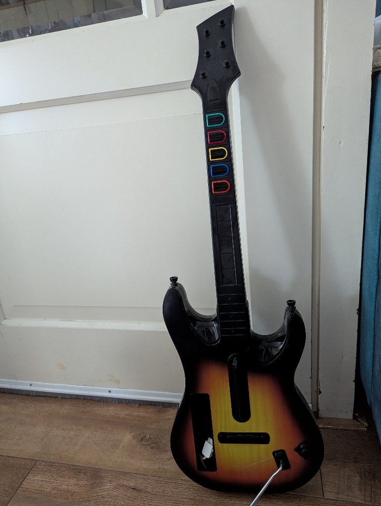 Wii Guitar Hero Gitaar, Ophalen of Verzenden, Zo goed als nieuw, Sport, 3 spelers of meer