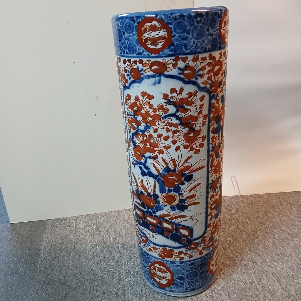 Antieke imari Chinees porcelijn vaas groot model, Ophalen of Verzenden
