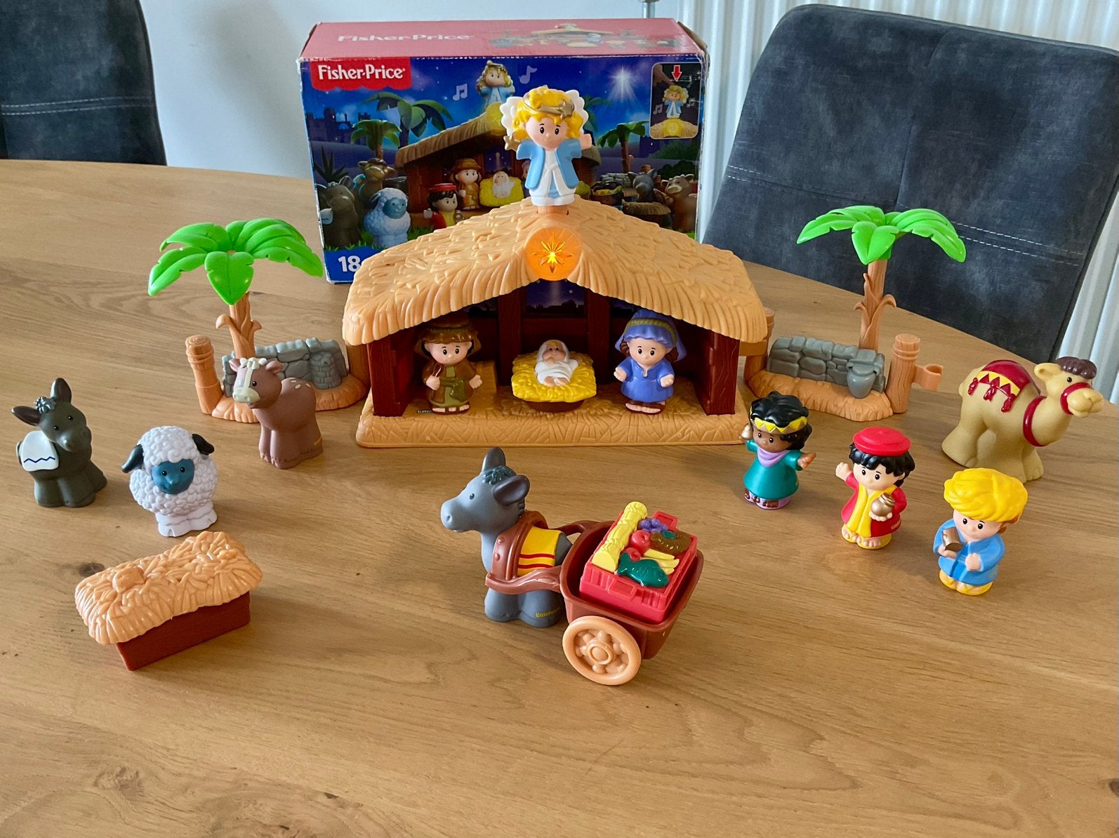 Little People : Kerststal met licht en geluid - incl. doos, Kinderen en Baby's, Speelgoed | Fisher-Price, Ophalen, Zo goed als nieuw