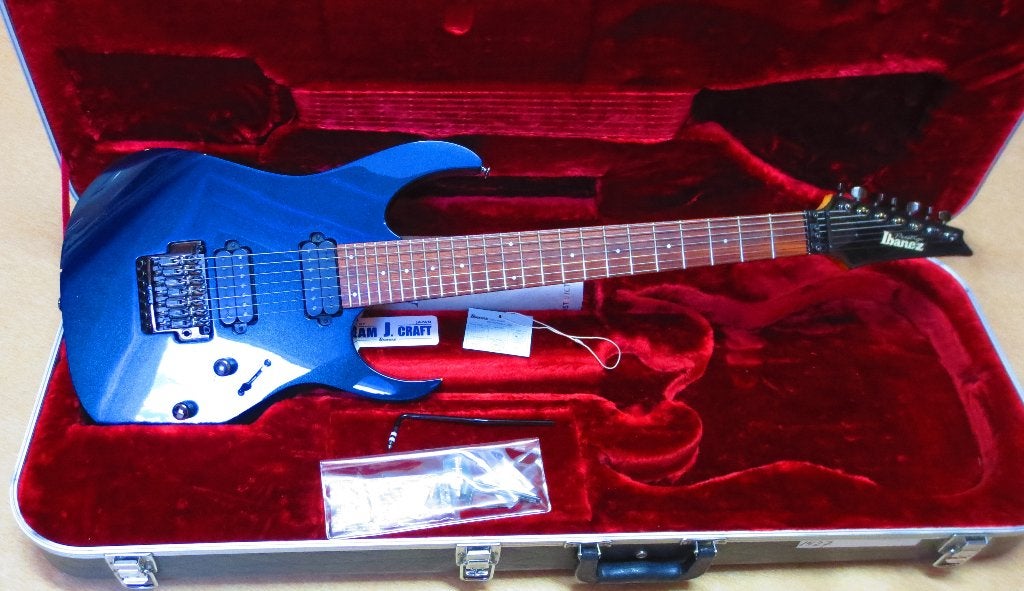 Ibanez Prestige RG 1527 Royal Blue, Ophalen, Gebruikt, Solid body, Ibanez