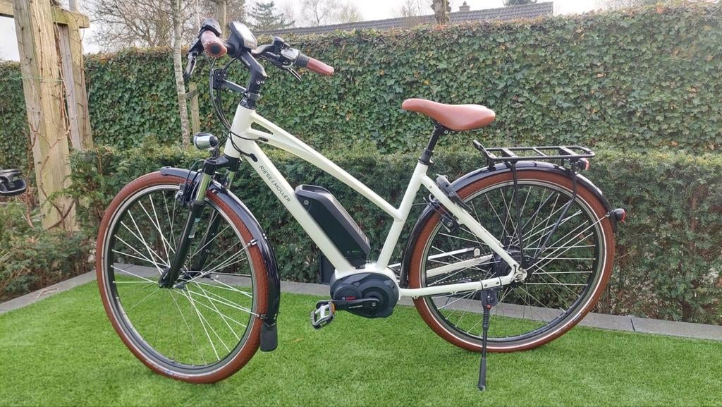 Riese & Müller Cruiser Mixte E-bike - Crème - Topstaat, Riese & Müller, Ophalen of Verzenden, Zo goed als nieuw, 47 tot 51 cm
