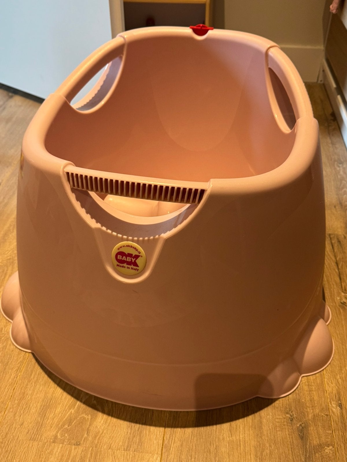 OKbaby Opla Douchezitje roze, Kinderen en Baby's, Badjes en Verzorging, Ophalen, Gebruikt, Badje, Overige merken