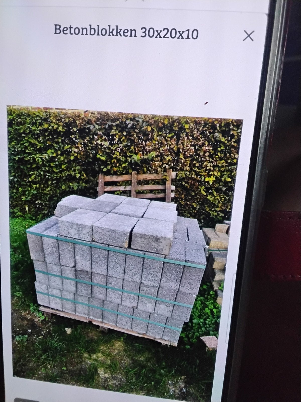 GEZOCHT Beton blokken 30×20×10, Ophalen, Overige typen