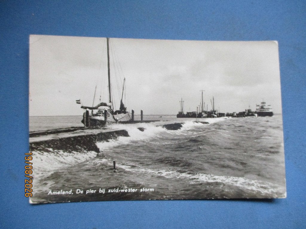 Ameland (1959), Ophalen of Verzenden, Voor 1920, Gelopen, Friesland