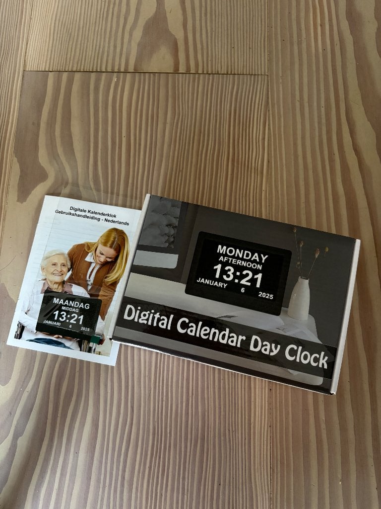 Dementie klok, Huis en Inrichting, Nieuw, Ophalen of Verzenden, Staande klok, Analoog en Digitaal