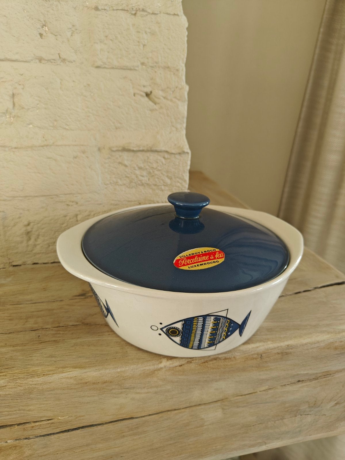 Vintage Villeroy & Boch "Viking" Dekschaal Jaren '60, Ophalen of Verzenden