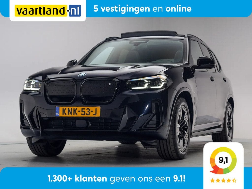 BMW iX3 80 kWh M Sport Shadow 3-Fase [ Panorama Leder Live-c, Auto's, Automaat, 0 cilinders, Gebruikt, 750 kg