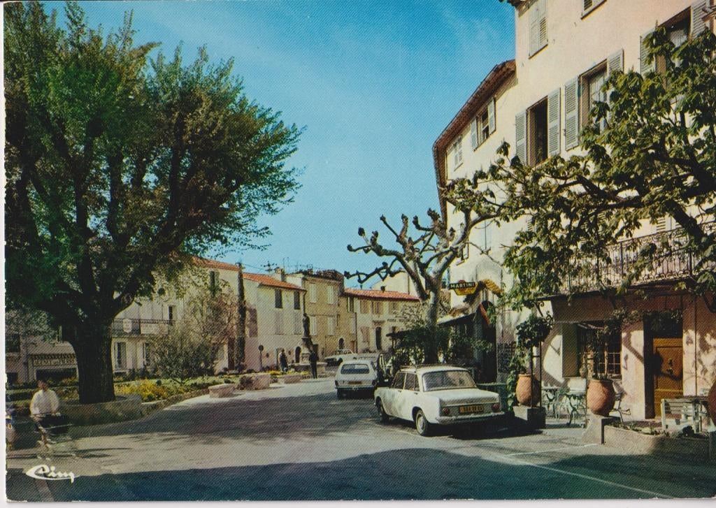 Frankrijk, Mougins met auto's, Simca 1300, Opel Kadett, Ophalen of Verzenden, 1960 tot 1980, Ongelopen, Frankrijk