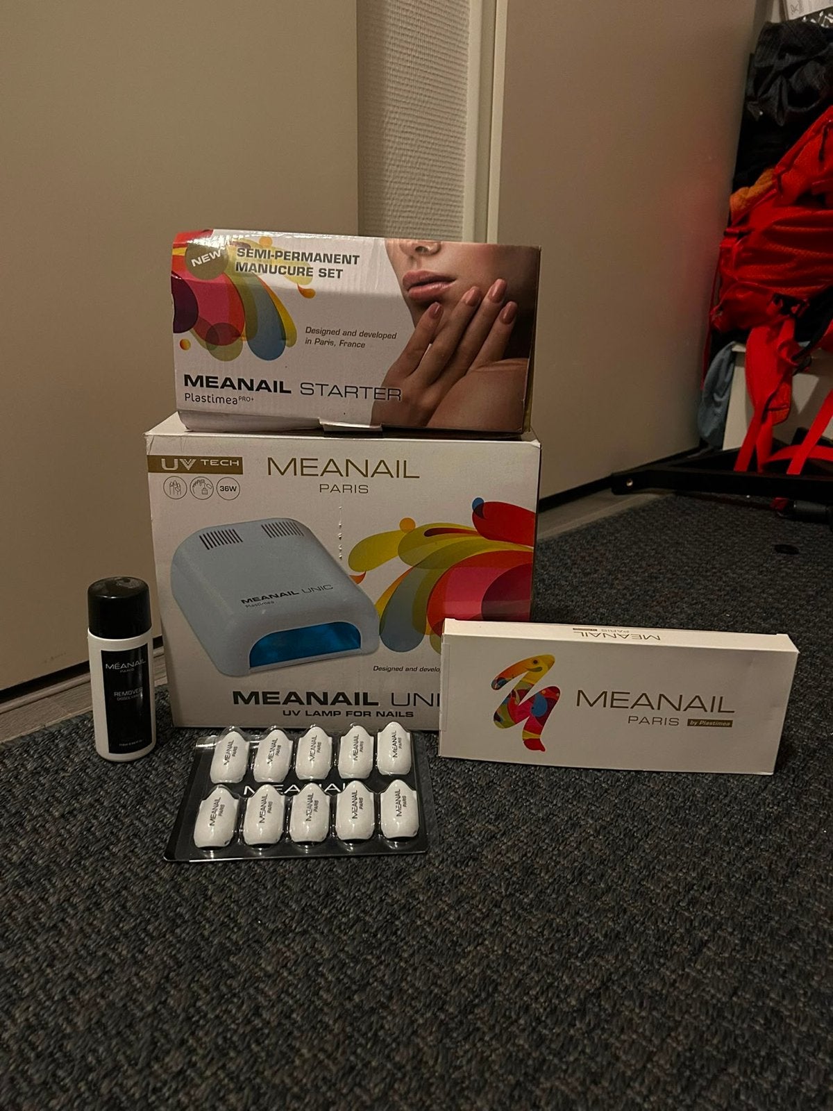 Meanail Semi-permanente Manicure Starterset met UV-lamp, Ophalen, Gebruikt